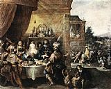 Frans the younger Francken Feast of Esther painting